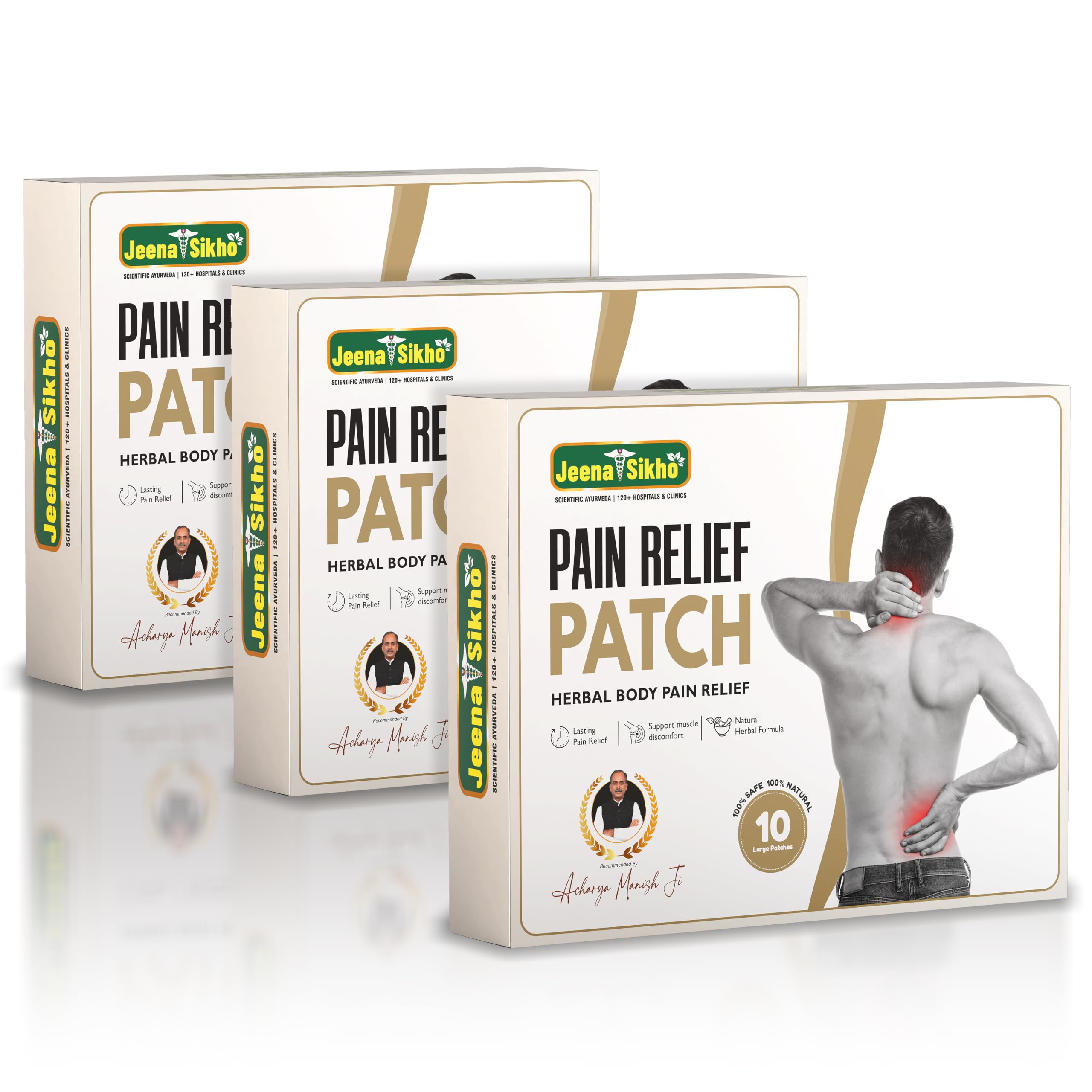 Jeena Shikho Headache Relief Patch | Natural Herbal Cooling Strips Infused with Gandhpura, Menthol & Camphor for Head & Temple Comfort - Non-Greasy & Fast-Acting - 40 Patches — Amazon image 14