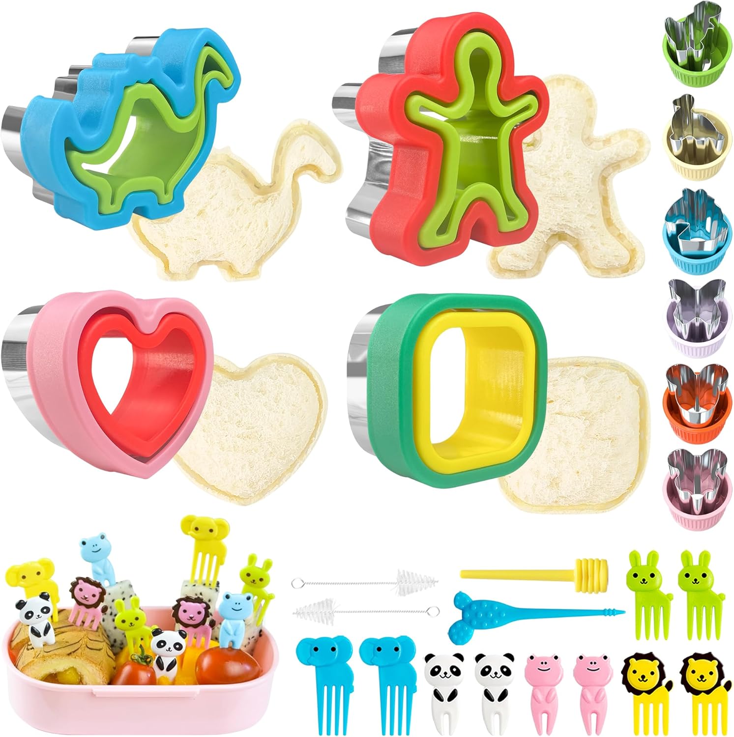 Cookie Cutters Bread and Vegetables 24 Pieces, Cookie Cutters Set