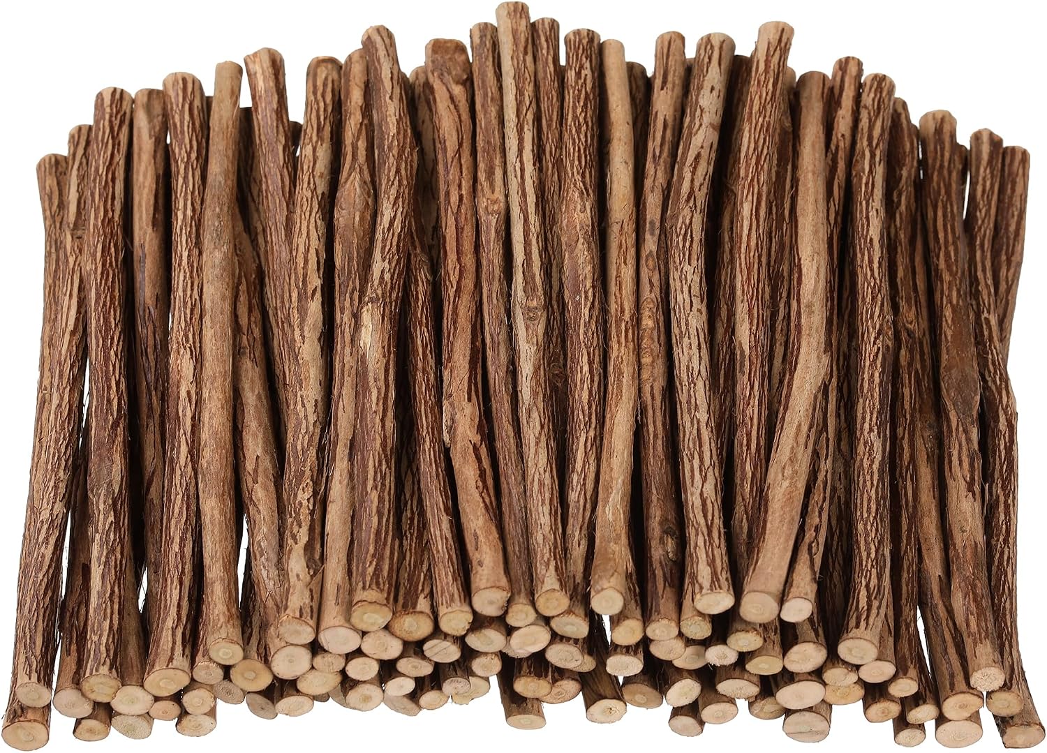 100Pcs 6inch Craft Sticks, Wood Sticks for Crafts Twigs Branches Crafting Log DIY Photo Props Rustic Decorative Ornaments 0.5-0.8cm