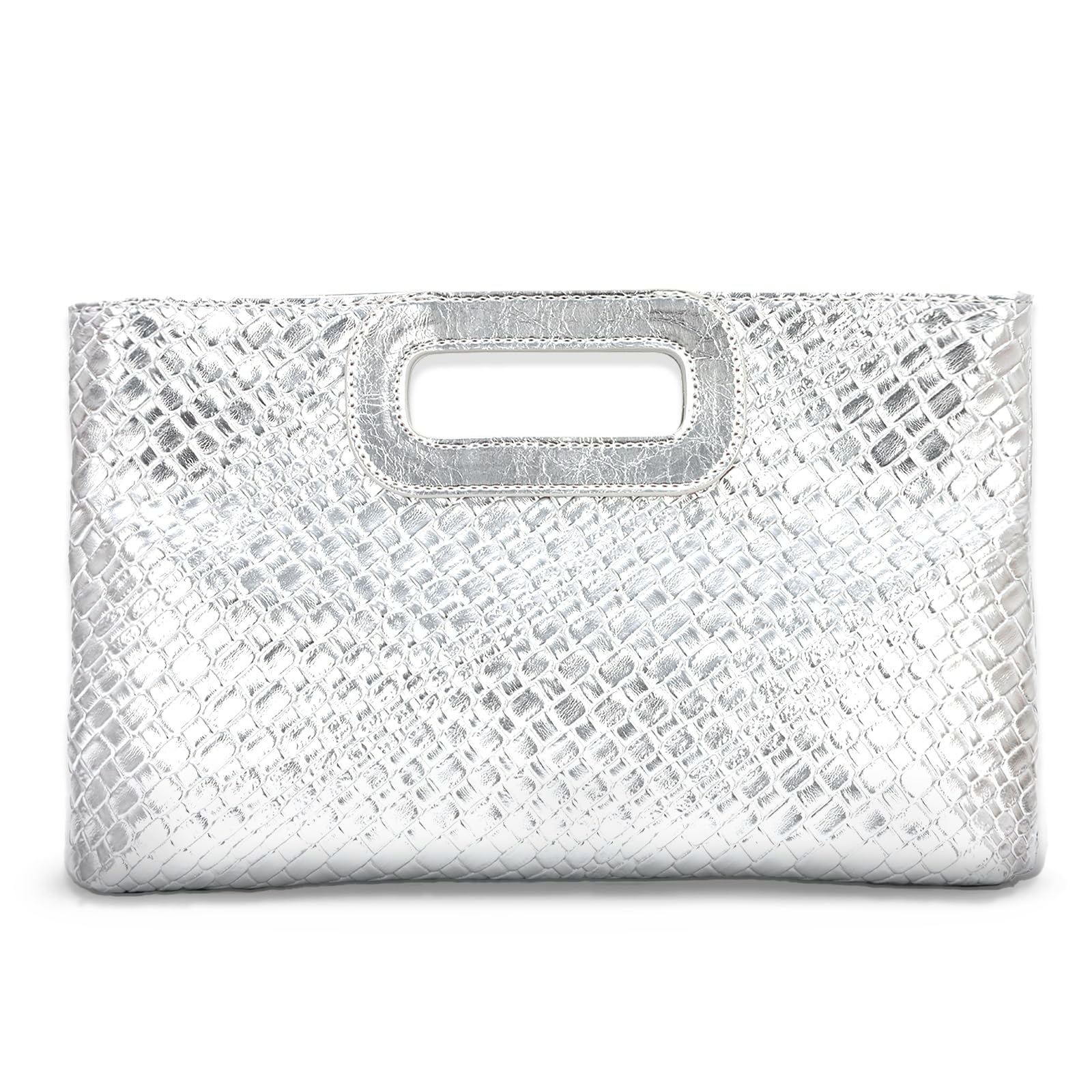 OPLERT Stroh Clutch Purses für Frauen Geflochtene Strandtasc