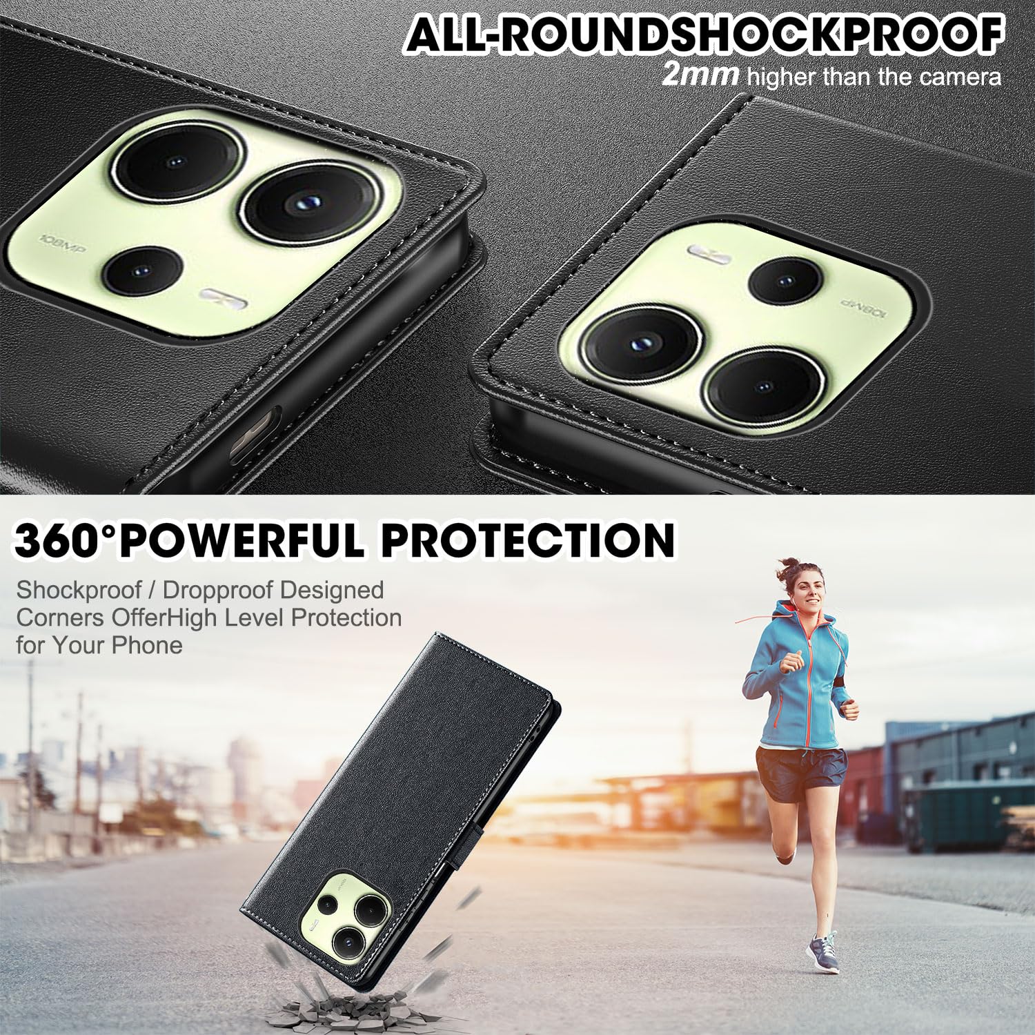 MQERYBV Coque Pour Xiaomi Redmi Note 14 4G, Avec 1 Pièces