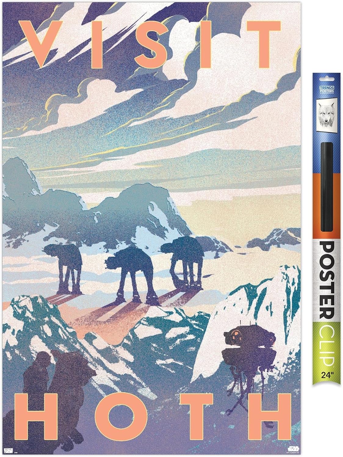 Trends International Star Wars: Hoth - Visit Hoth Wall Poster, 22.375" x 34", Premium Unframed Version