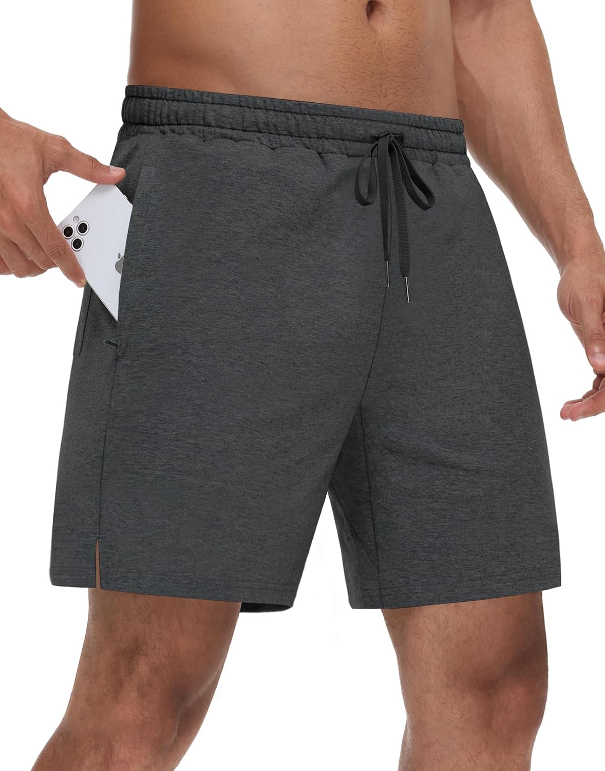 JWM Men’s 5″ 7″ 9″ Cotton Sweat...