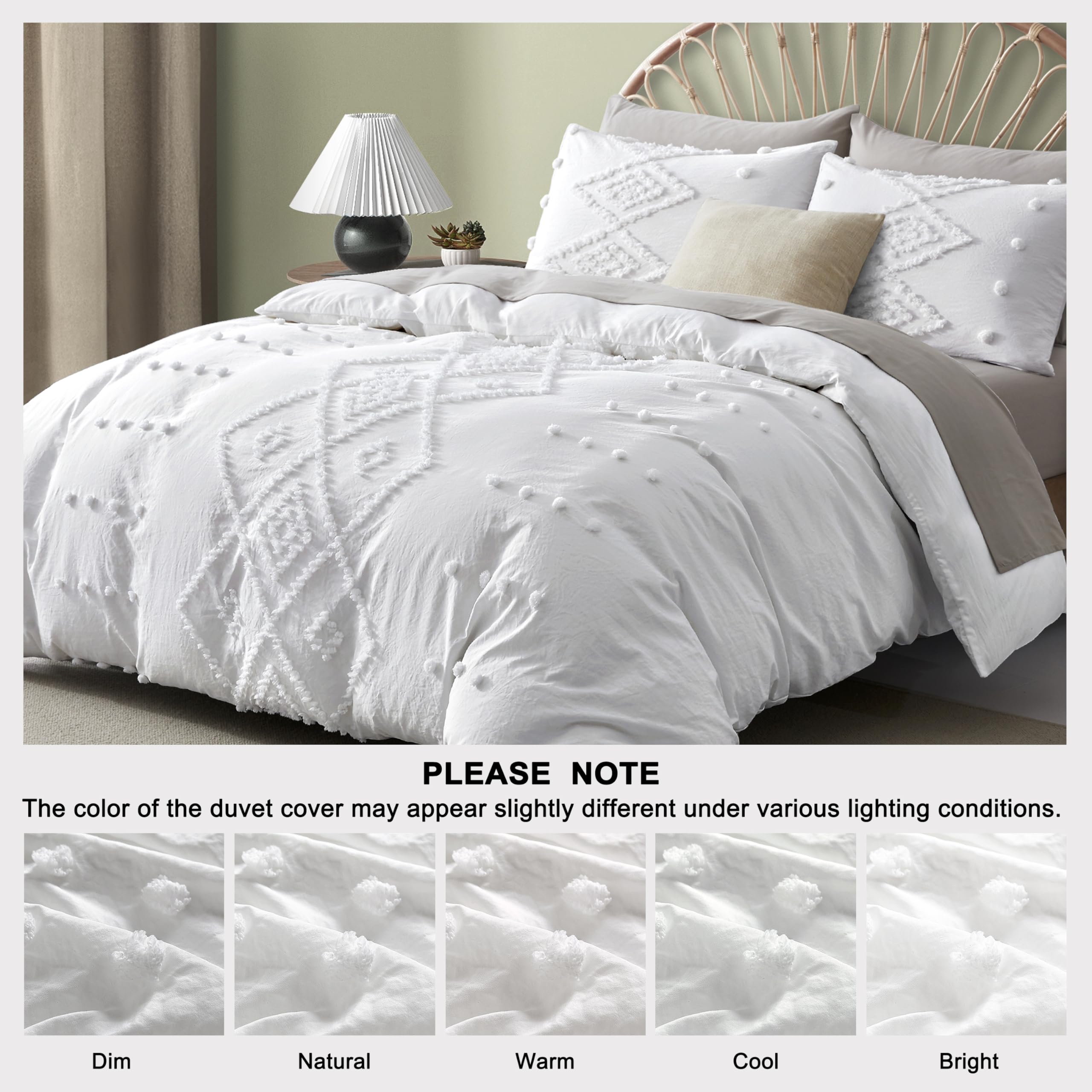 Oli Anderson Tufted Duvet Cover Queen Size - Image 3