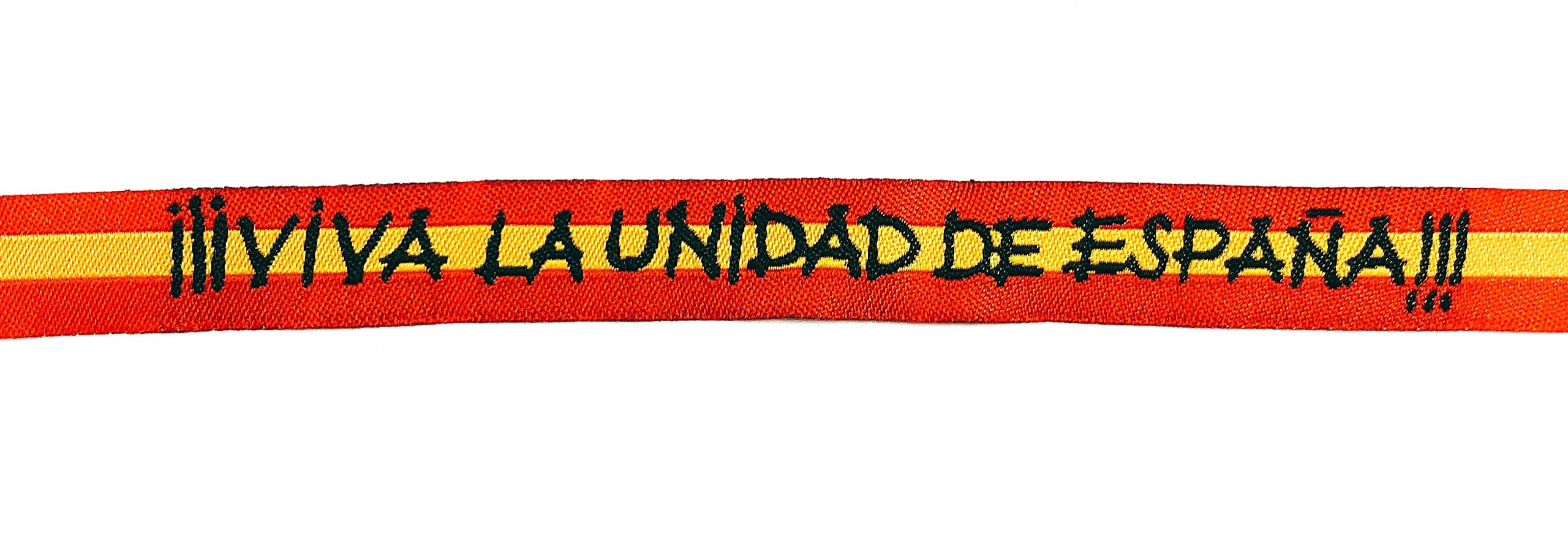 Gemelolandia | Juego de 10 Pulseras de Tela Viva La Unidad de España | Regalo Original | Ideal Para Bodas, Aniversarios, Fiestas, Despedidas de Solteros