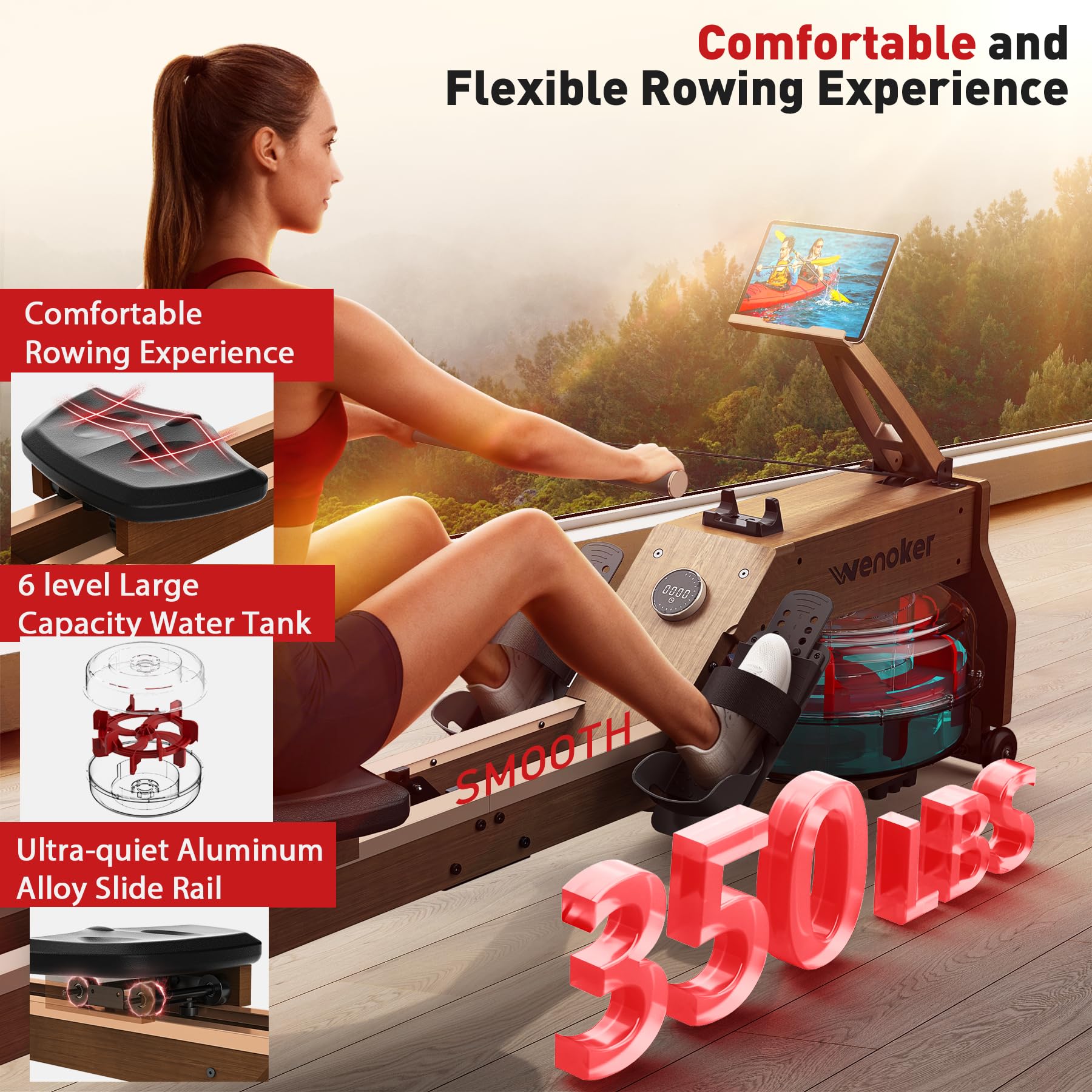 Rameur Magnétique Wenoker : Testé Pour Votre Confort à Domicile