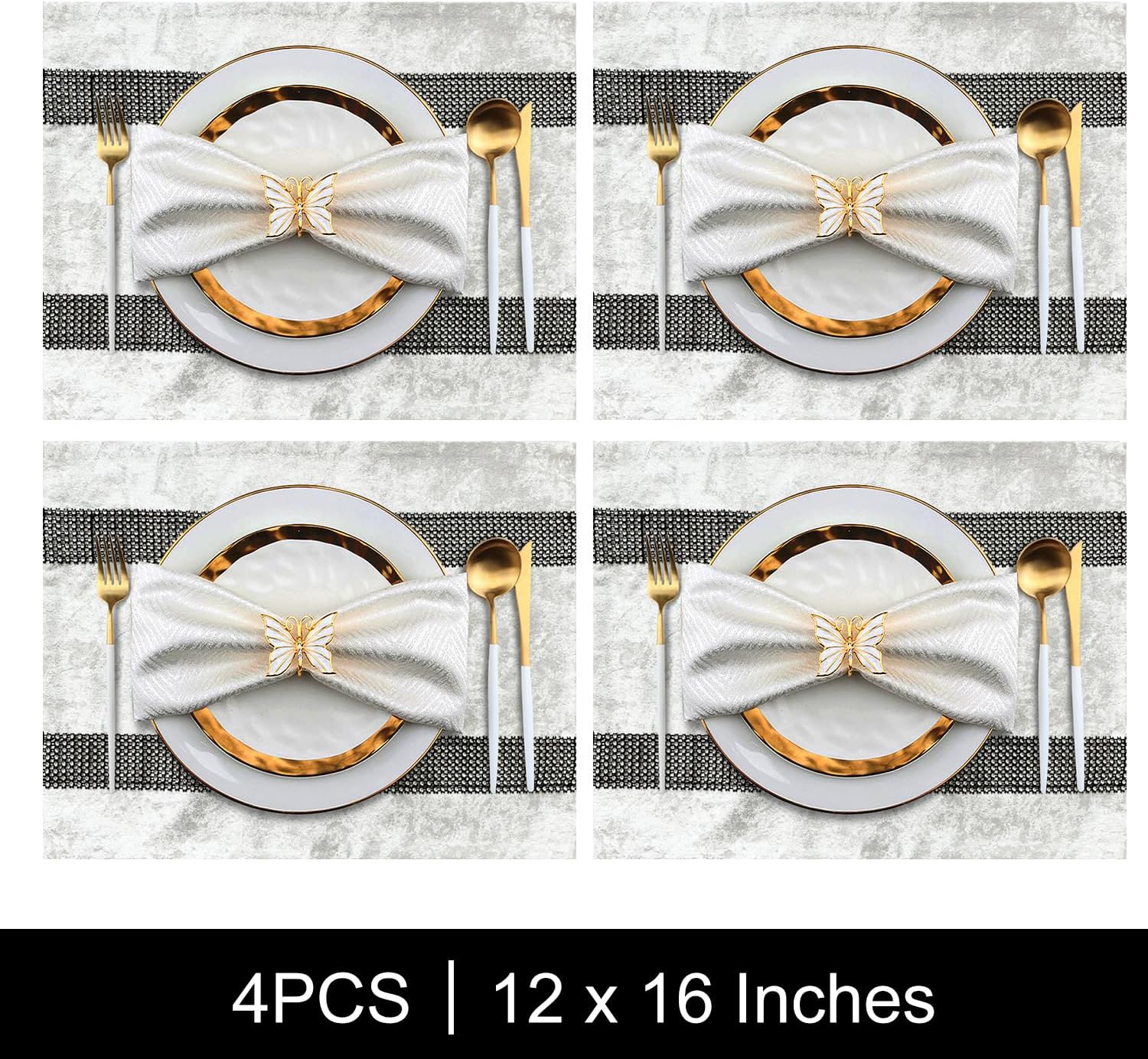 Jiino Tassels Table Runner with Sequined Rhinestone Strip Elegant Table Decoration for Wedding Thanksgiving Christmas, Creamy White, 13x84 inches