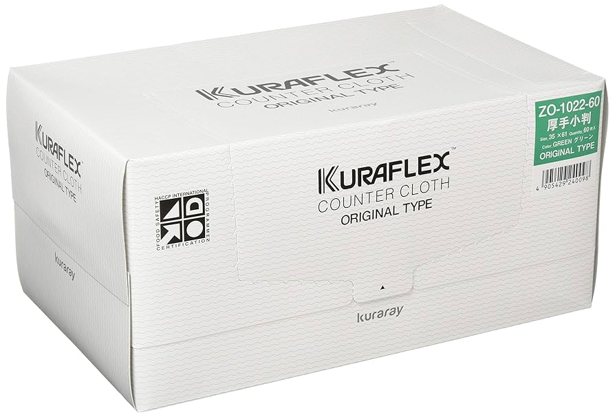 (未使用･未開封品)　クラフレックス カウンタークロス(60枚入)グリーン ar3p5n1 Amazon｜クラフレックス カウンタークロス(60枚入)グリーン
