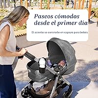 Vista 3 de Graco Modes Pramette Sistema de viaje, Combo modular de asiento de auto y carriola 3 en 1, Portabebés para asiento de auto infantil a carriola