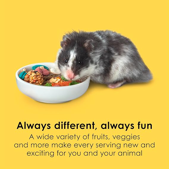 Kaytee Fiesta Hamster & Gerbil Food, Nutritious and Fun Blend, Supports Dental Health and Digestion, 4.5 pounds
