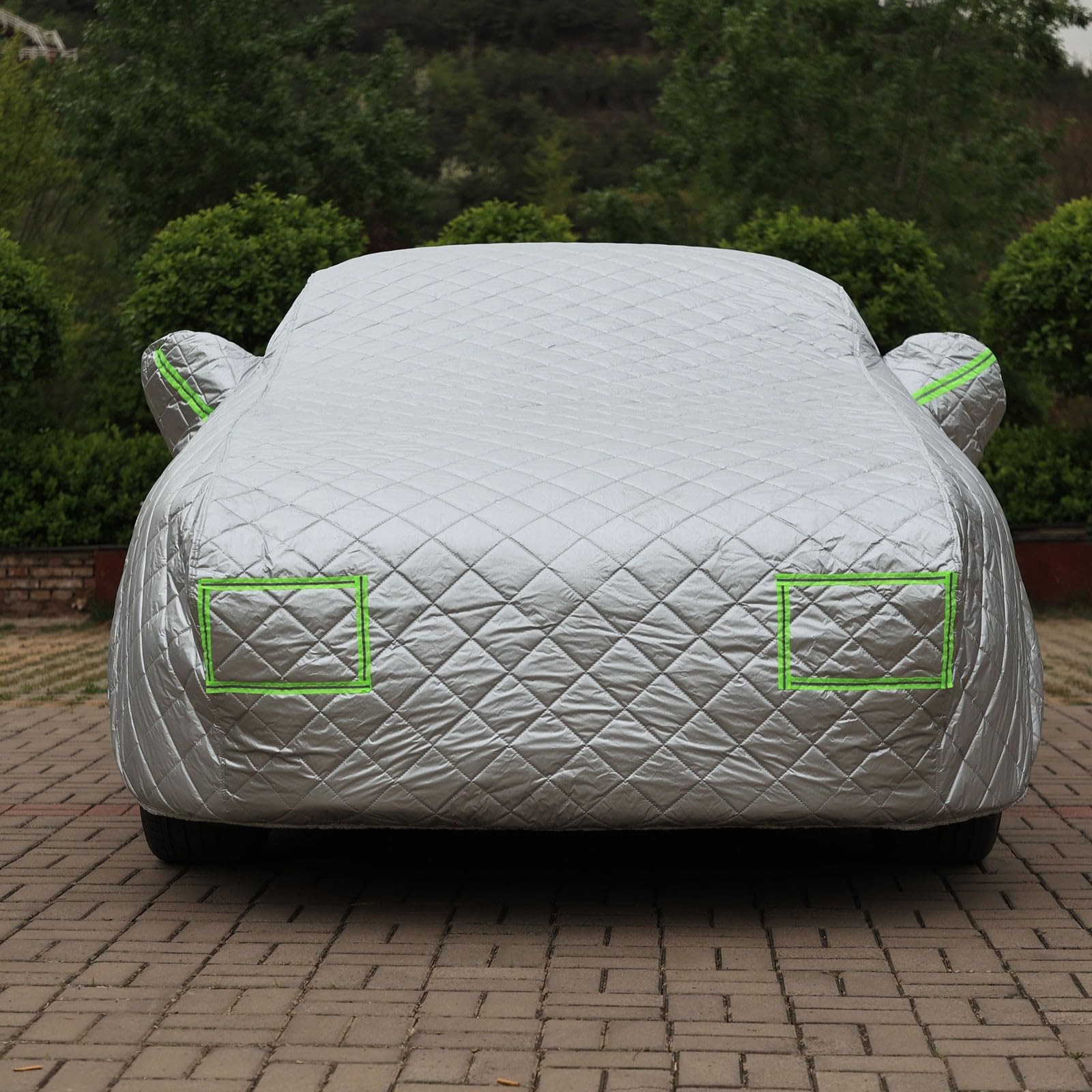 Funda antigranizo Fiat Tipo lona impermeable para proteger el coche en la calle 8