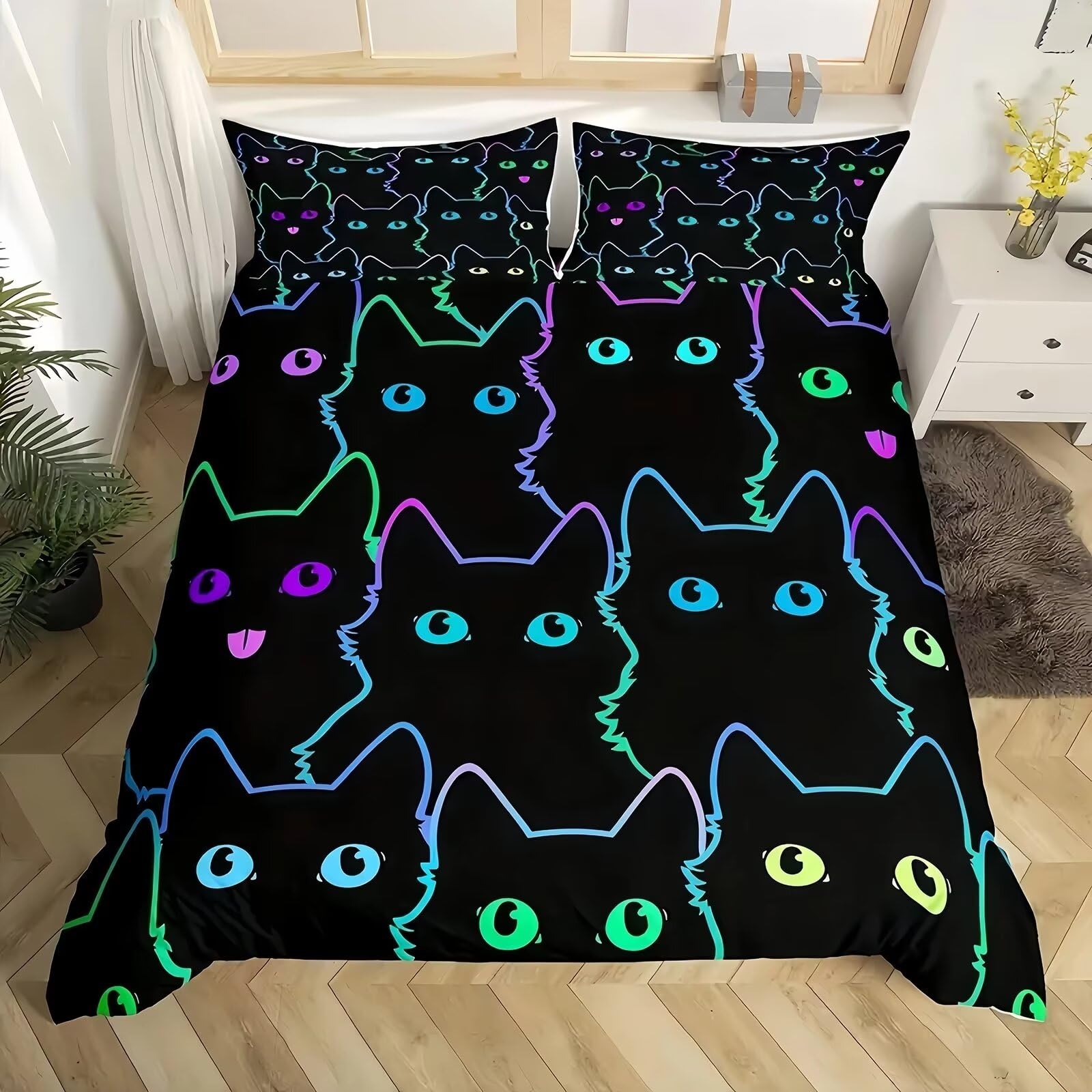 Tabeskly Kids Girls Bedding Set Single