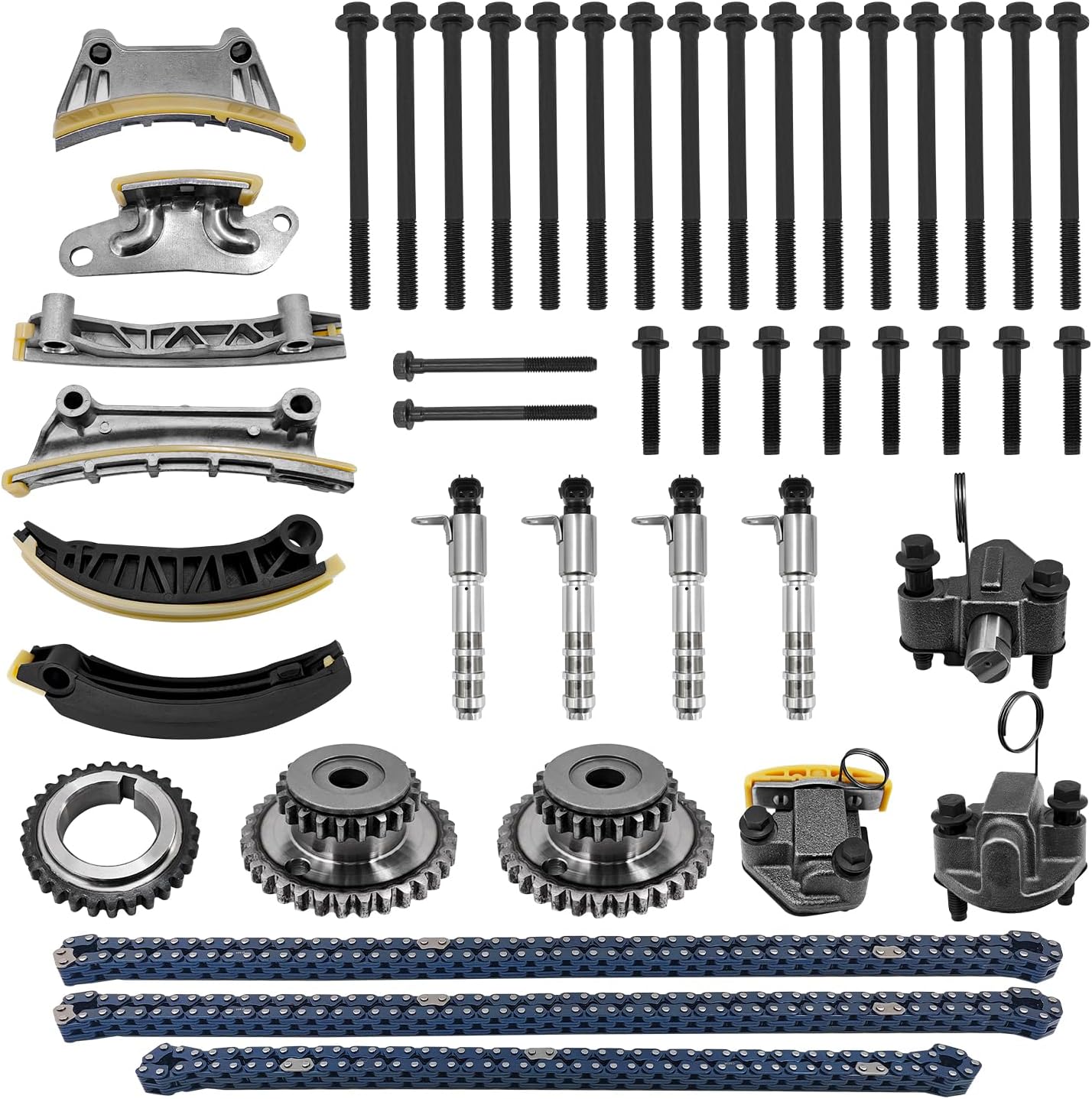 9-0753S Engine Overhaul Rebuild Kits Fits for Chevy GMC Cadillac Buick Saab Pontiac Suzuki Saturn 2.8L 3.0L 3.6L V6