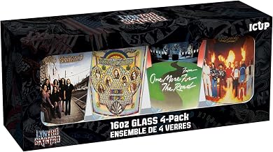 ICUP Lynyrd Skynyrd Albums 4 Piece Pint Glass Set
