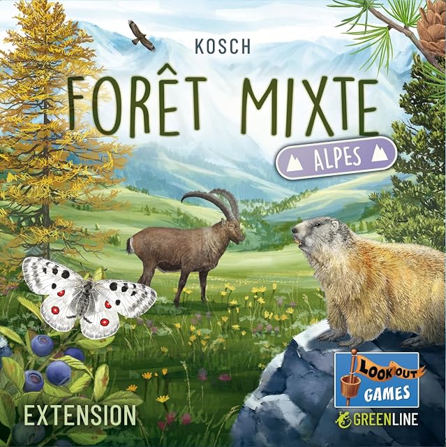 Foto 2 de 7 de Jeu de stratégie Asmodee Forêt Mixte Extension Alpes