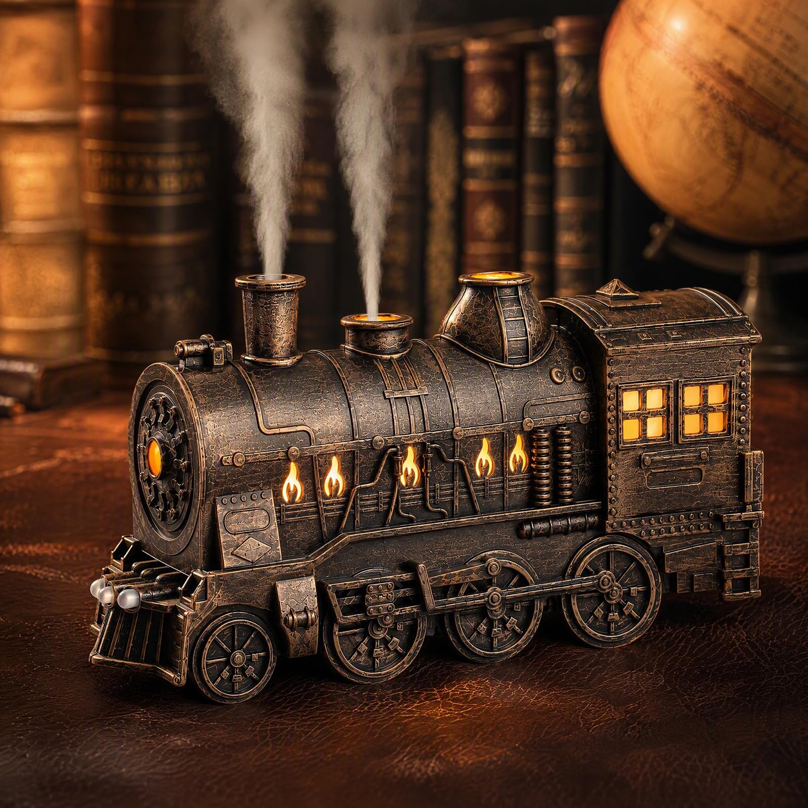 Difusor de aceites Esenciales ultrasónico USB Retro Train genérico 300ml