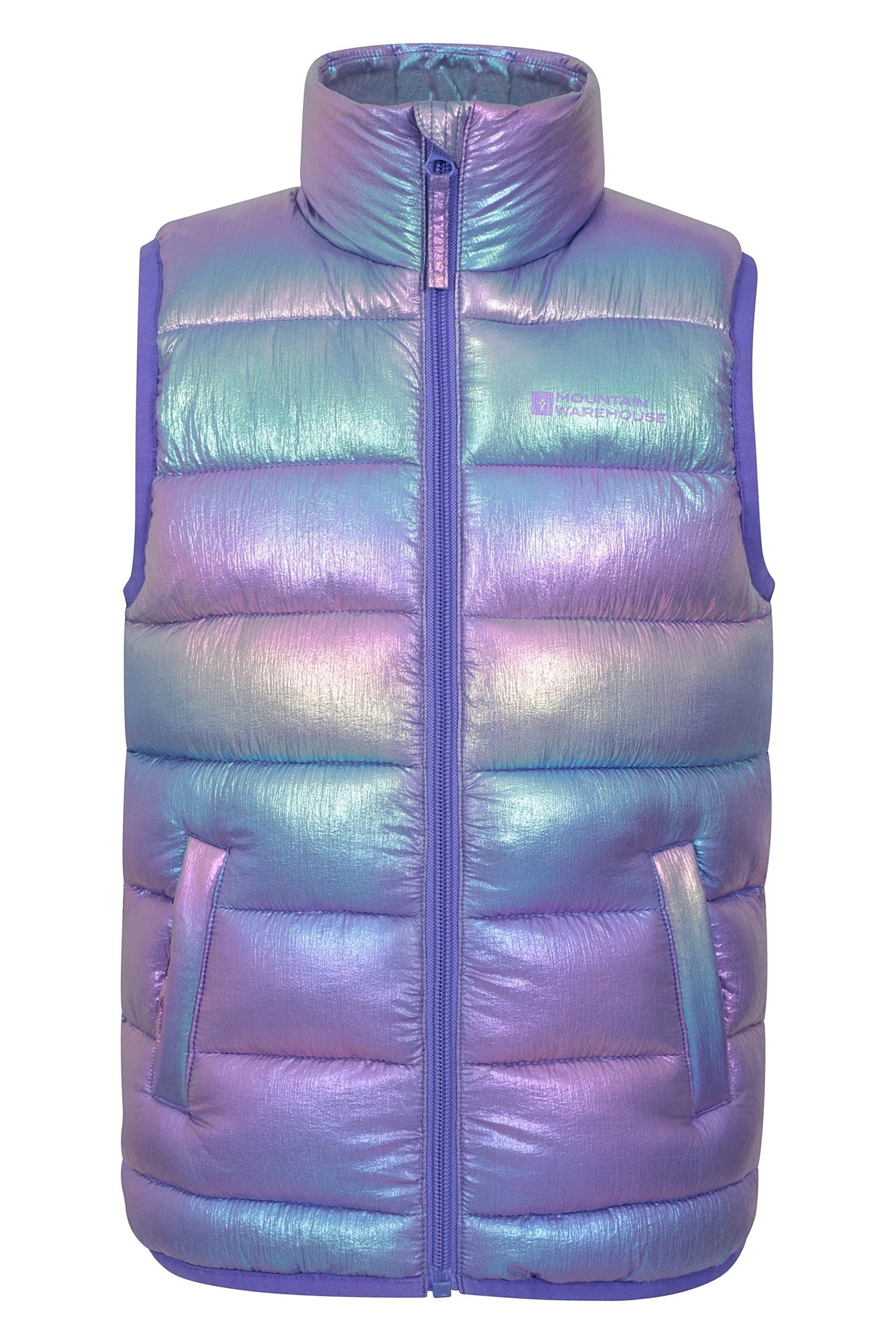 Mountain Warehouse Mermaid Rocko Kids Padded Puffer Gilet 9-10Y