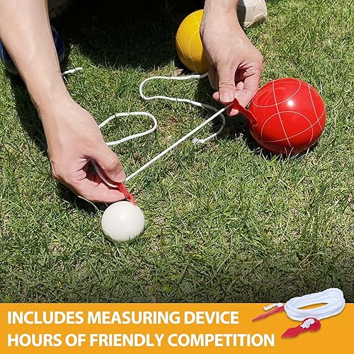 Miniatura 6 de Grado profesional 4.213 in Bocce Ball Juego Juego Regulación Tamaño y Peso 32.45 oz para torneos oficiales