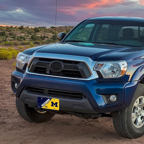 Miniatura 83 de NCAA etiqueta de metal para auto, negro