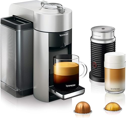 Miniatura 2 de Nespresso Vertuo Evoluo - Máquina de café y espresso con Aeroccino de DeLonghi, plata (renovada)