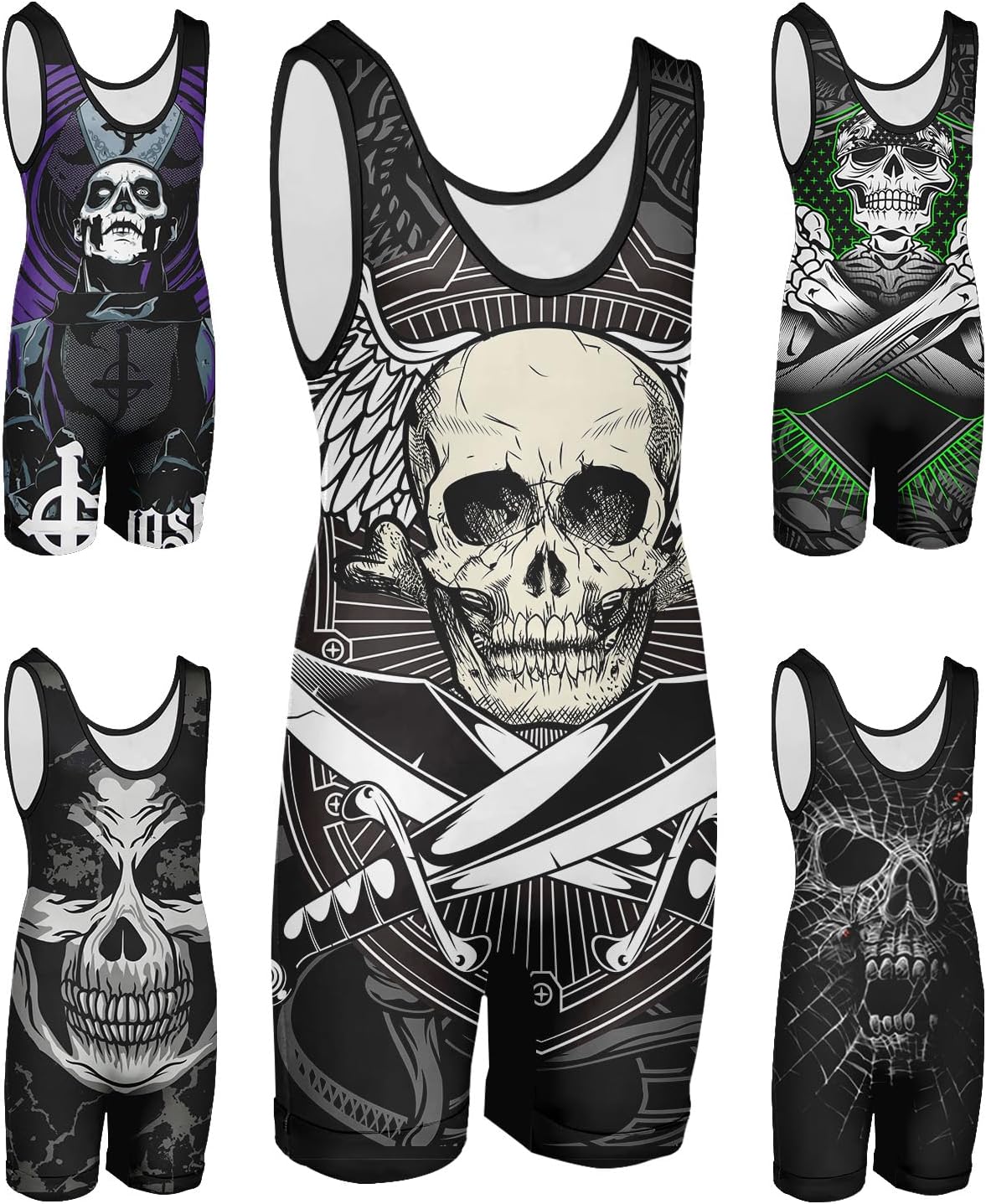 Custom Kid Adult Wrestling Singlet Sublimated Gym Shapewear Tank Top for Sports