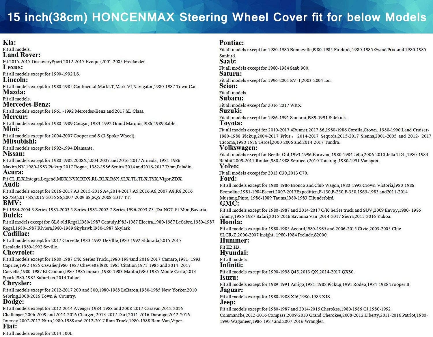 HCMAX Plush Vehicle Steering Wheel Cover Quality Comfy Winter Soft Car Steering Wheel Protector Universal Diameter 38cm(15") Leopard Print Yellow