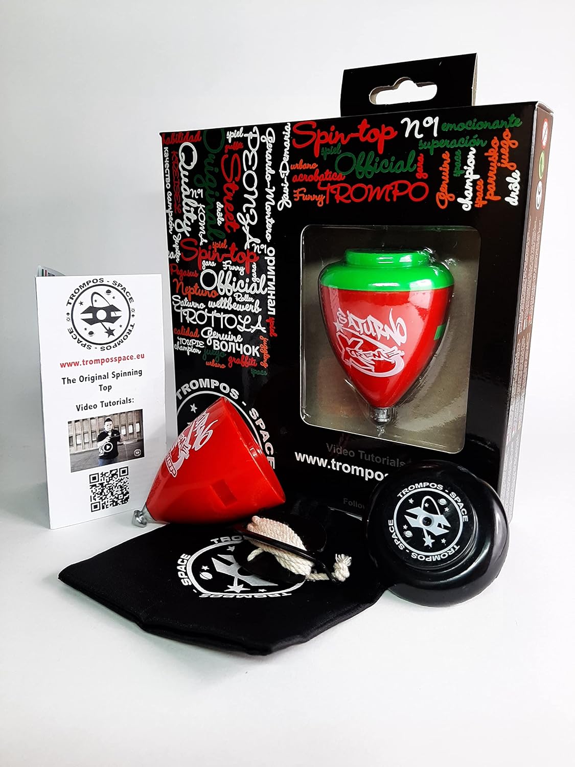 TROMPOS SPACE - Saturn XT Gerardo Montero and Javi De Maria Peonza, Red, Medium (SXRJCU)