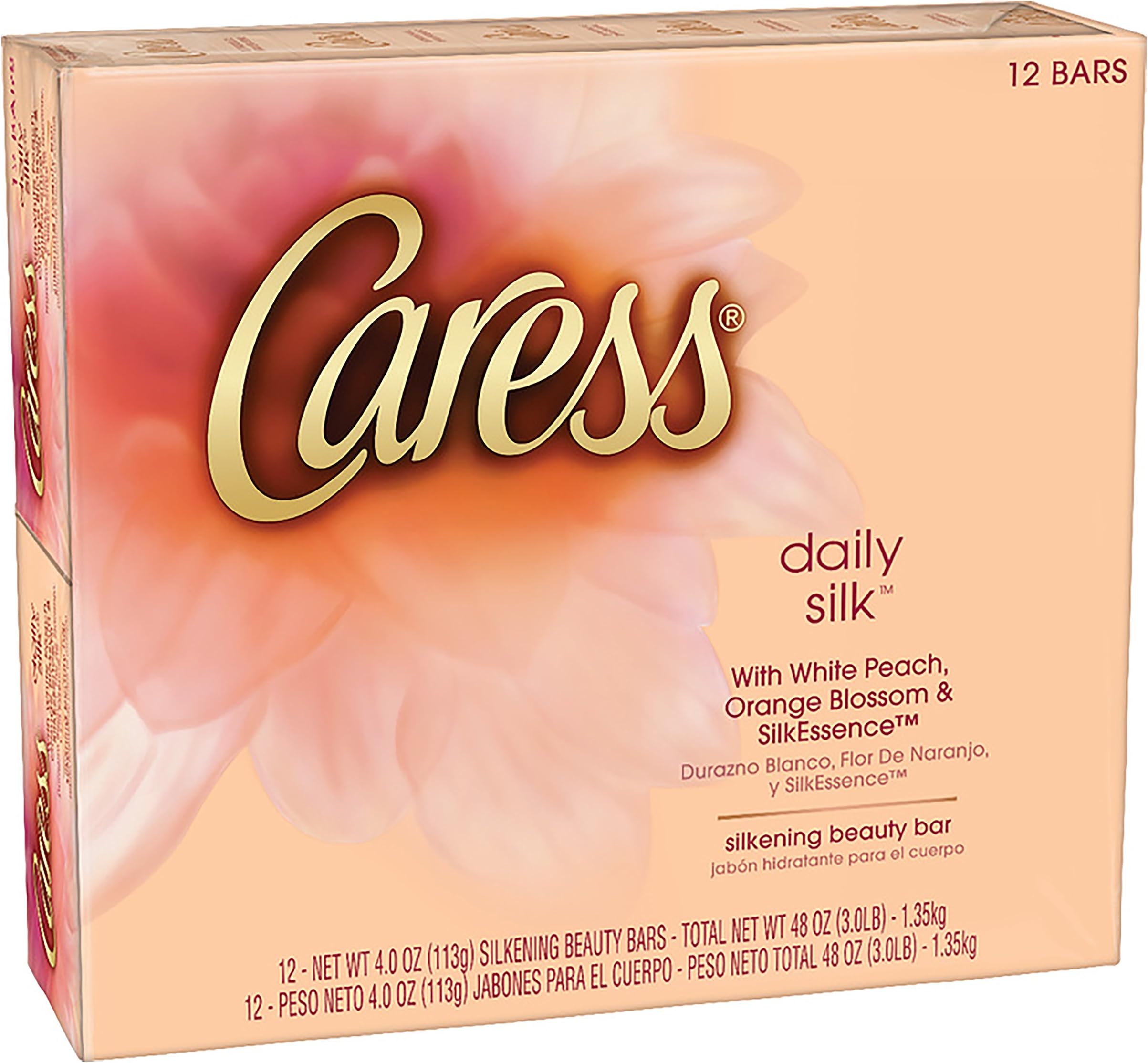 Beauty Bar, Daily Silk 4 oz, 12 Bar, (Pack of 2)