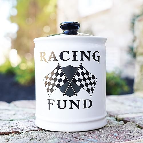 Miniatura 7 de Regalos para hombres, alcancía de fondo de carreras, tarro de cerámica de caramelo de carreras con tapa, regalos únicos para auto, regalos para
