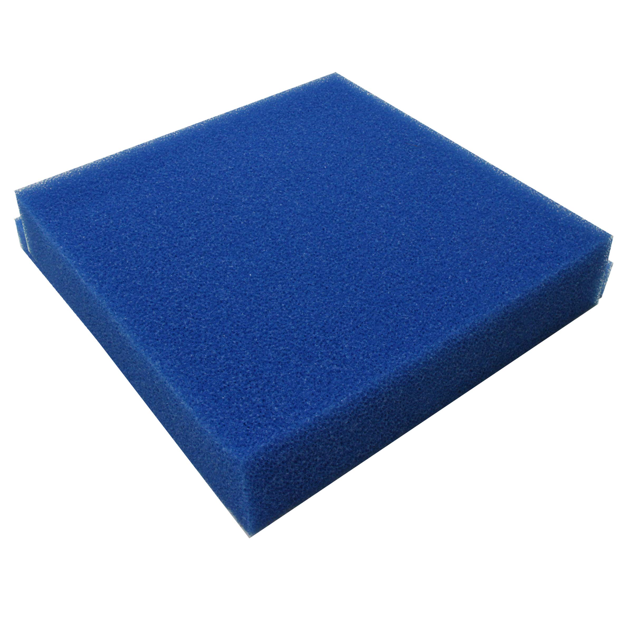 JBL 62566 Schiuma Riutilizzabile per Filtro Acquario Contro Tutte Le torbidità dell'Acqua, Schiuma filtrante Blu Grossolana