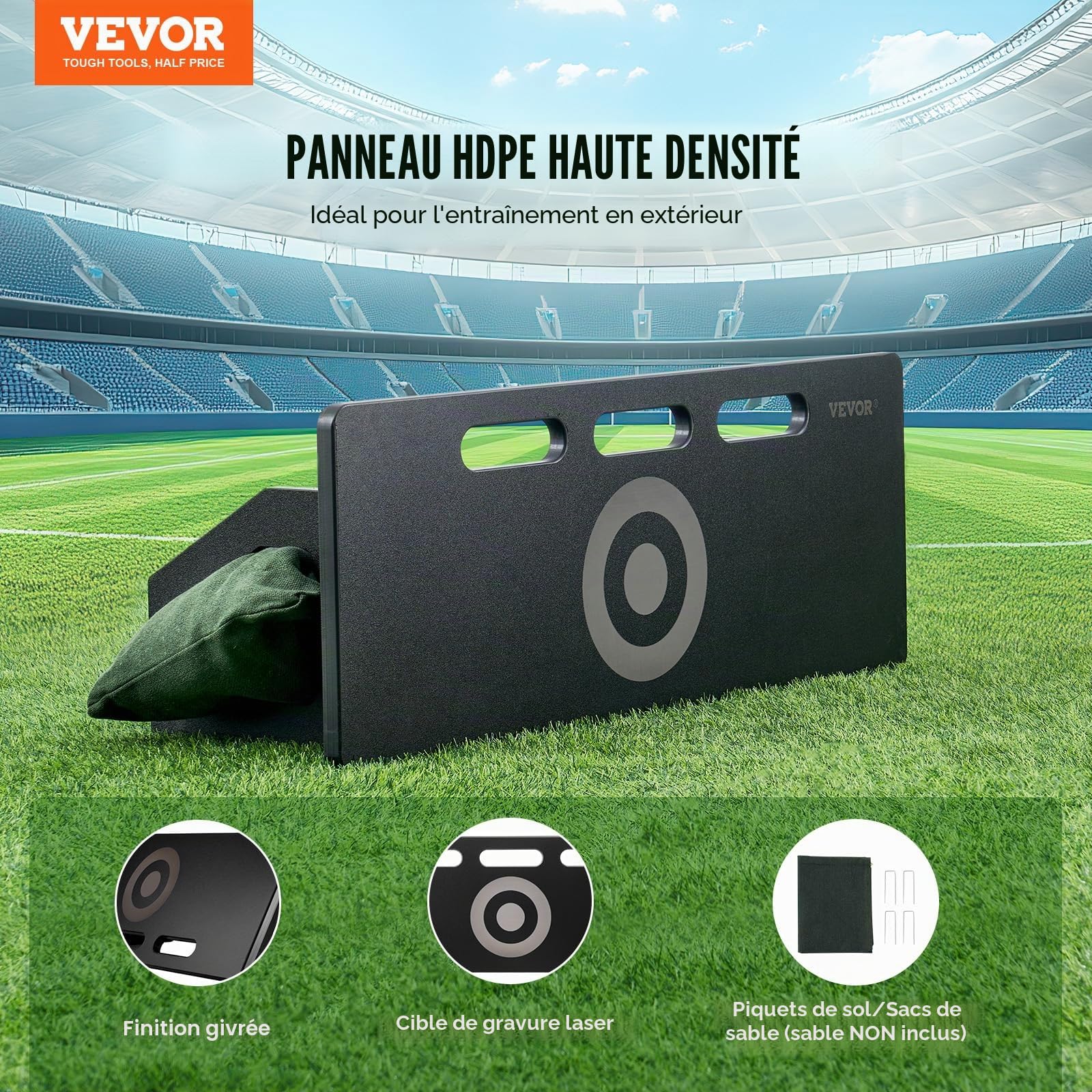 VEVOR Planche de Rebond de Football