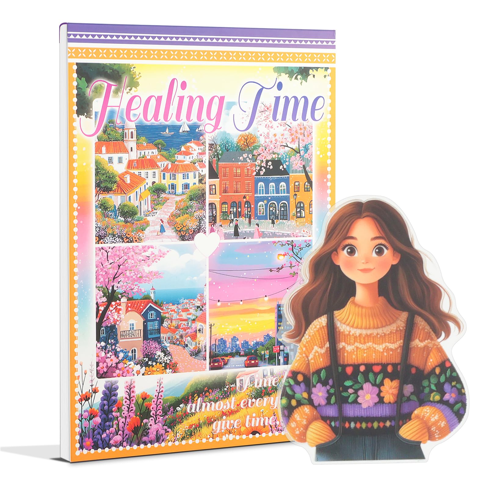 Snylcce A5 Sticker Book - Healing Time