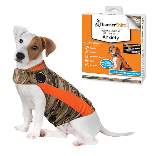ThunderShirt Chaleco de ansiedad para Perros, pequeño, Camuflaje