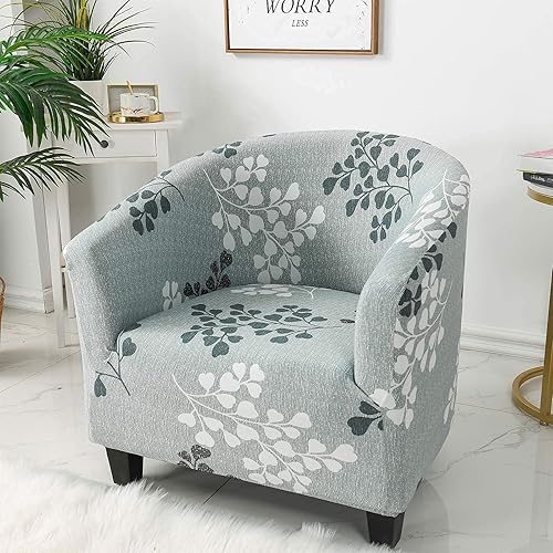 Miniatura 2 de NILUOH Funda para silla de club, funda para silla de bañera, fundas elásticas para sillón, funda de sofá, protector de muebles para sala de estar