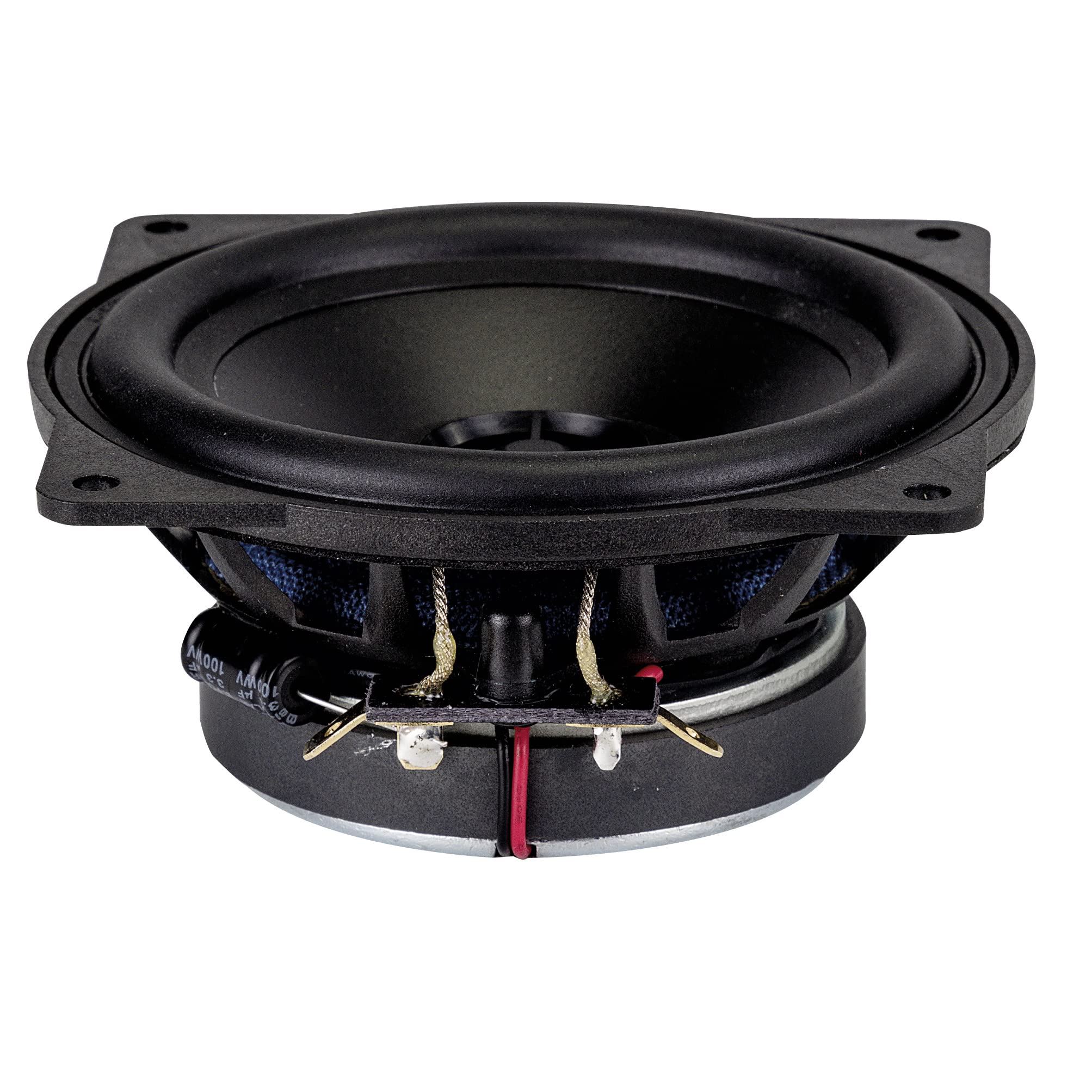 AXTON ATX100S – klangstarkes 10 cm / 4“ Koaxial System, 2-Wege Auto-Lautsprecher mit nur 39 mm Einbautiefe, Soundsystem mit 60 Watt RMS