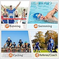 Vista 7 de Stopwatch Timer Lap Split Digital Stopwatch with Clock Calendar Alarm, Large Display Stop Watch for Sports Kids Coaches Swimming Running