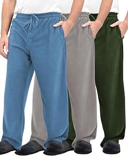 Andrew Scott Men's Microfleece Lounge Pants | Ultra-Soft Pajama Bottoms with Pockets