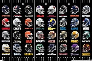 NFL League - Helmets 24 Wall Poster, 34L