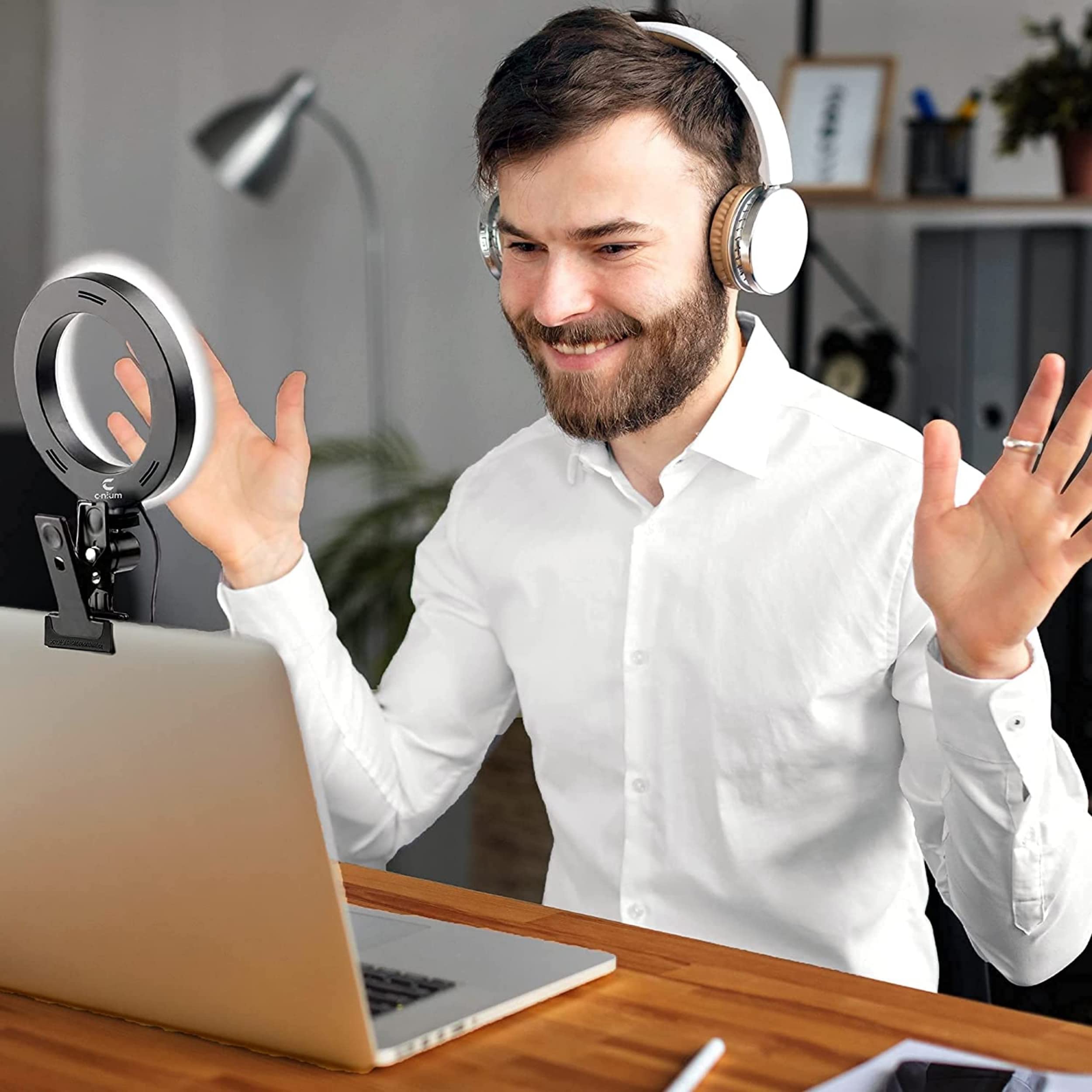 Buy Video Conference Lighting Kit Bundle 6inch cam Light with