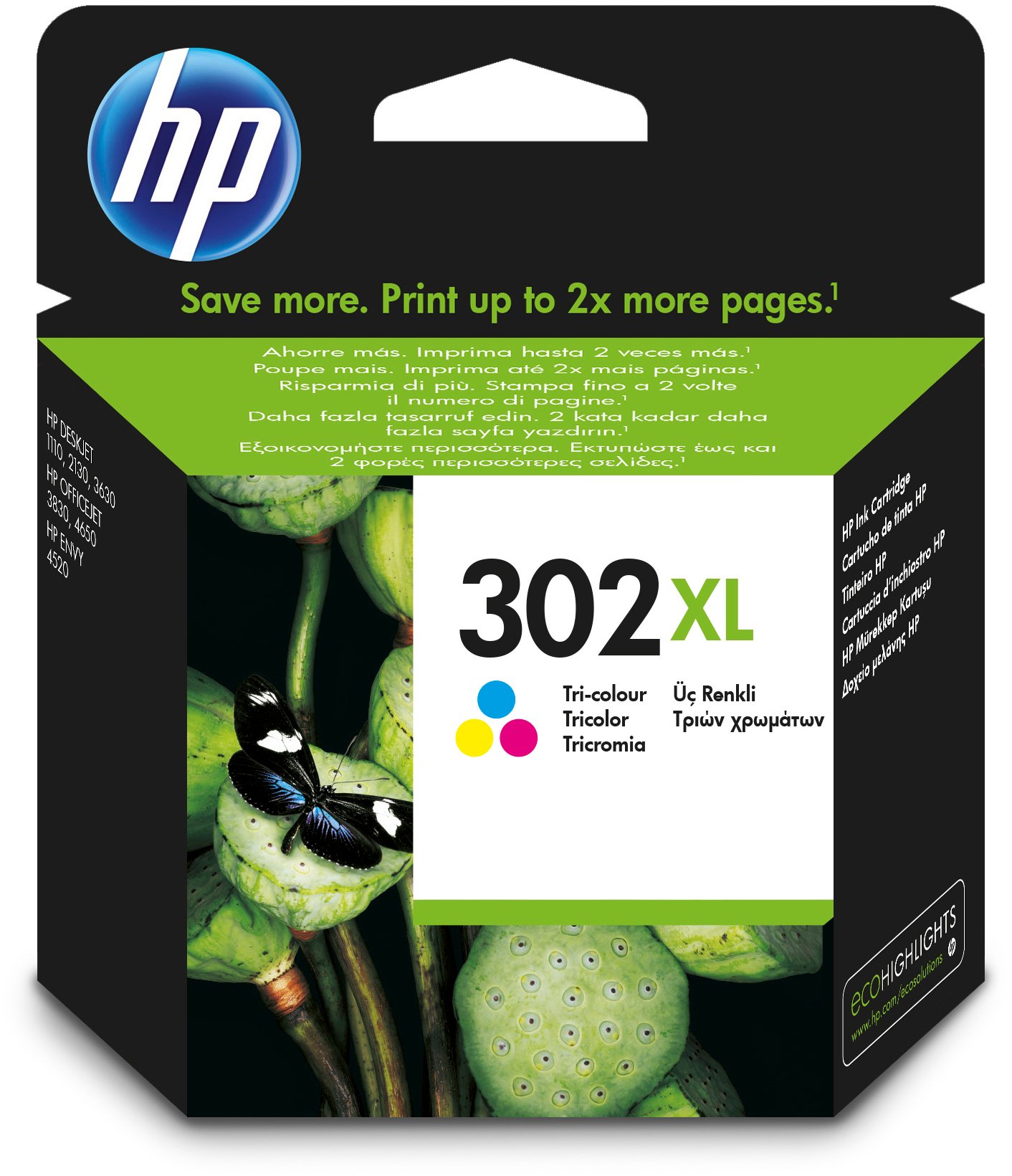 Lindy 302XL Tintenpatrone – farbig (HP 302XL)