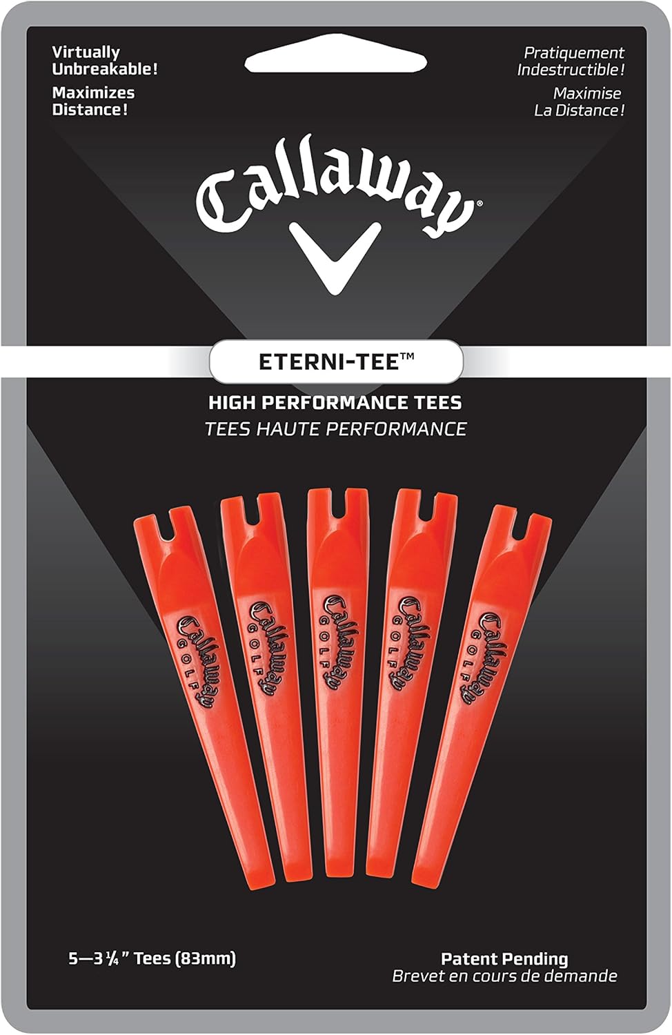 Callaway Eterni-Tees - 5 Count (Large, 3 1/4-Inch)