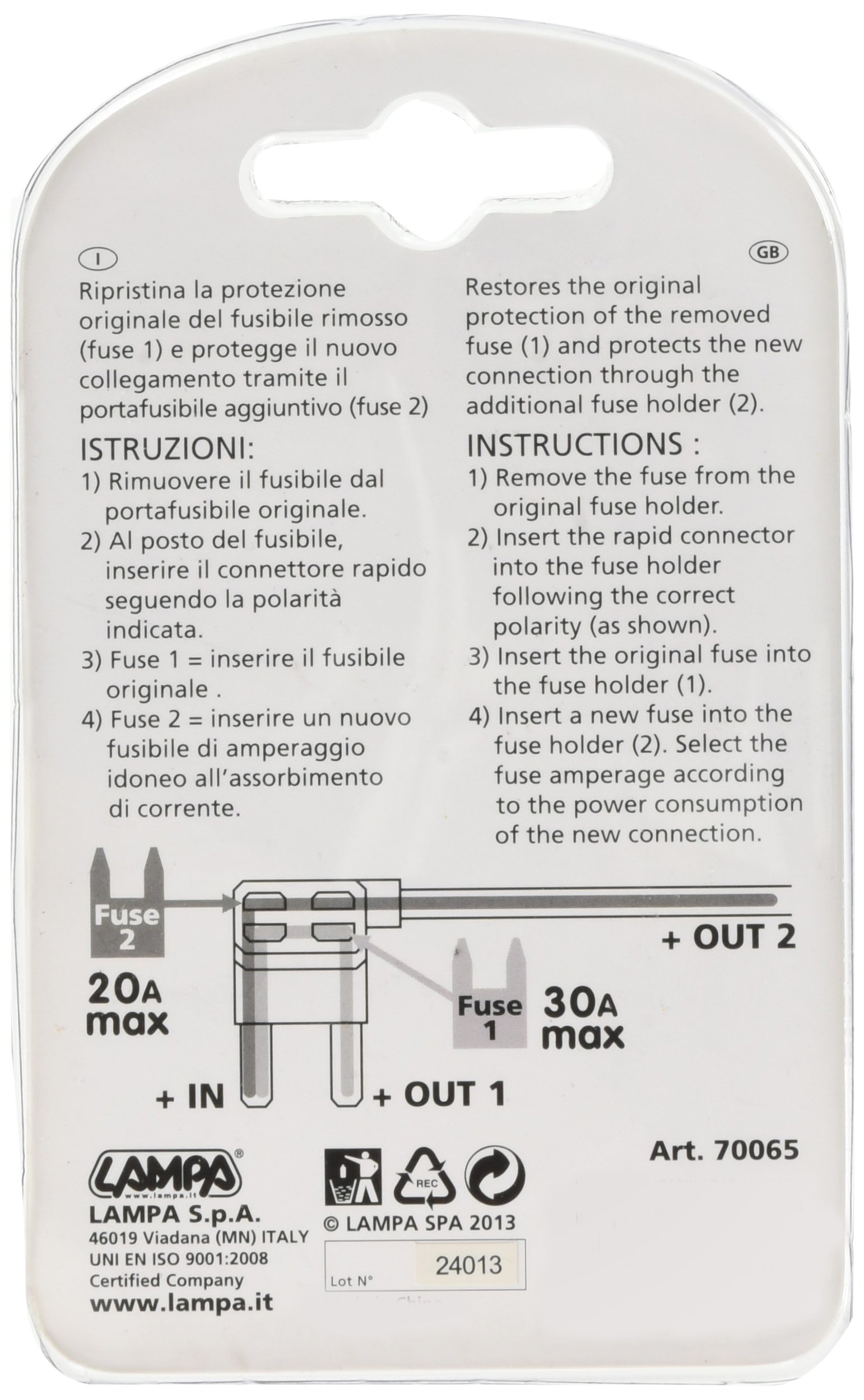 Lot De 10 Mini Fusibles Lames Auto - 7,5A 10A 15A 20A 25A 30A - Plug-in Rapide