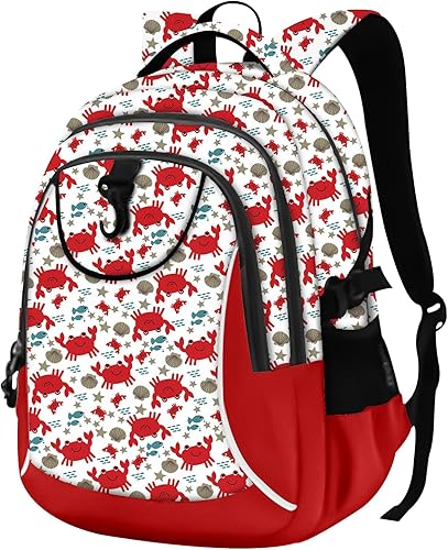 Miniatura 11 de Mochila escolar estilo Rickyh, mochila de viaje estilo Rickyh para hombres y mujeres, mochila ligera con compartimento para portátil, Tamaño único,