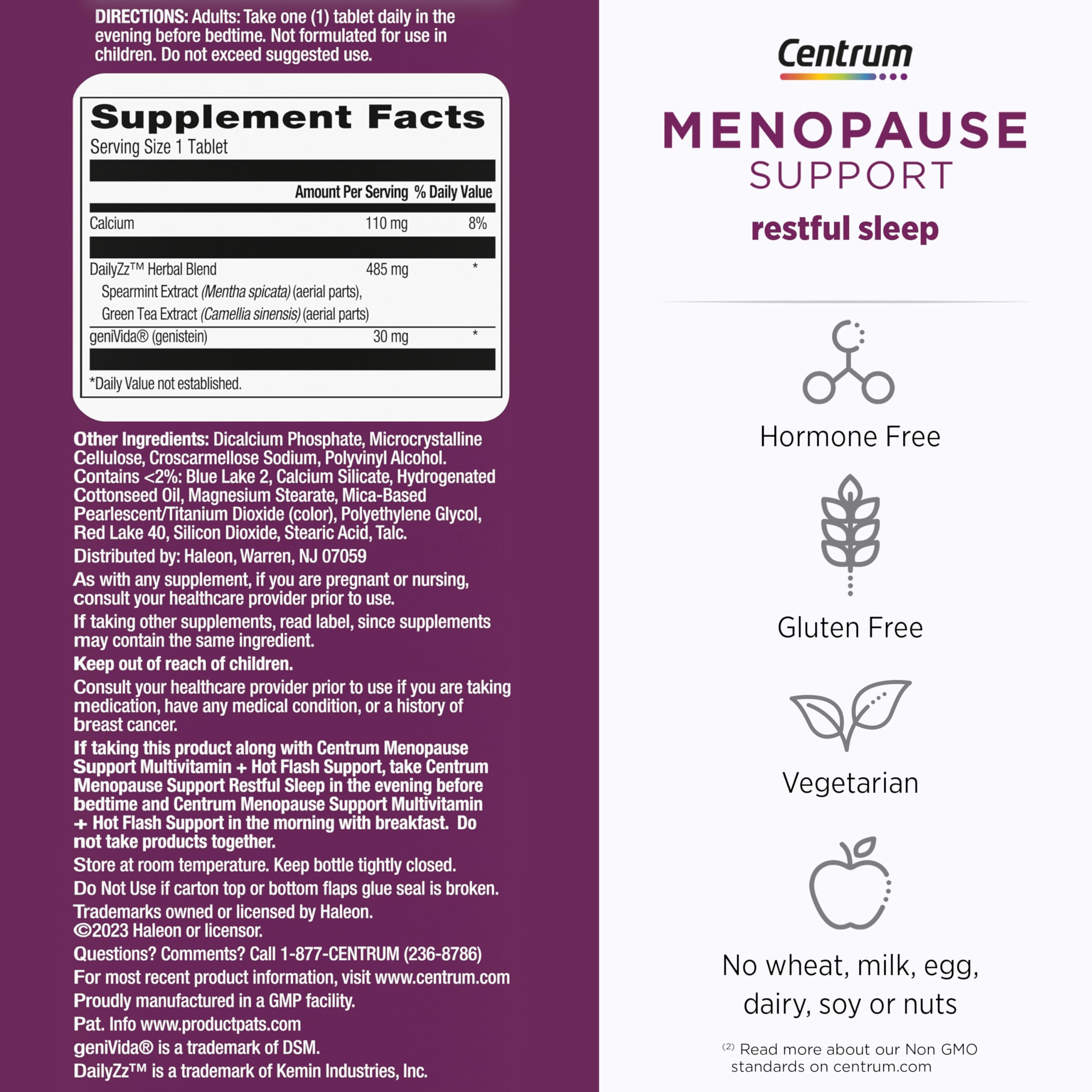 Centrum Restful Sleep Menopause Support Tablets, 28 Count — Amazon image 8