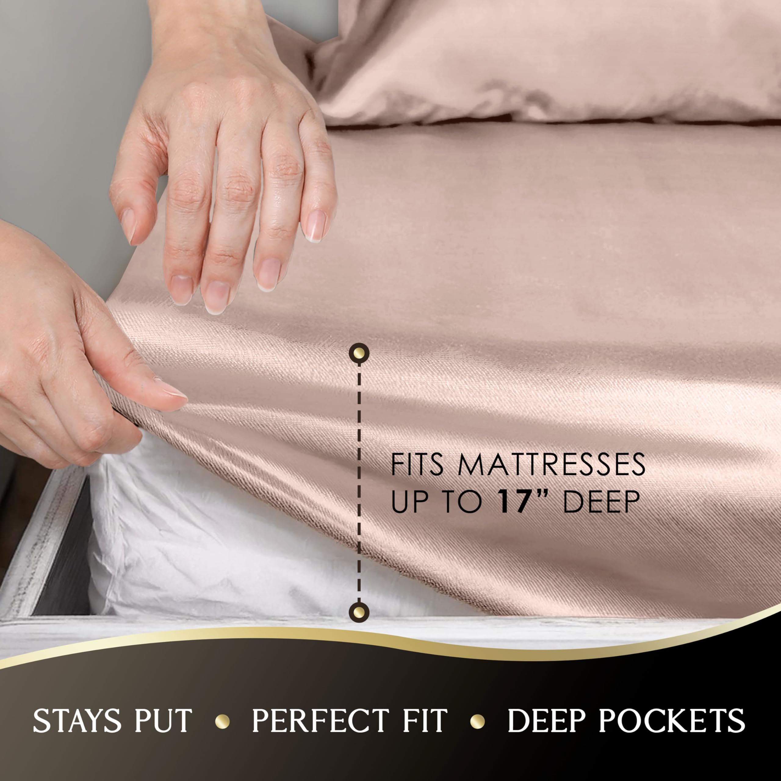 silky queen シルキークイーン Amazon.com: Martex Elegance Seduction 1S47342 Satin Silky Deep