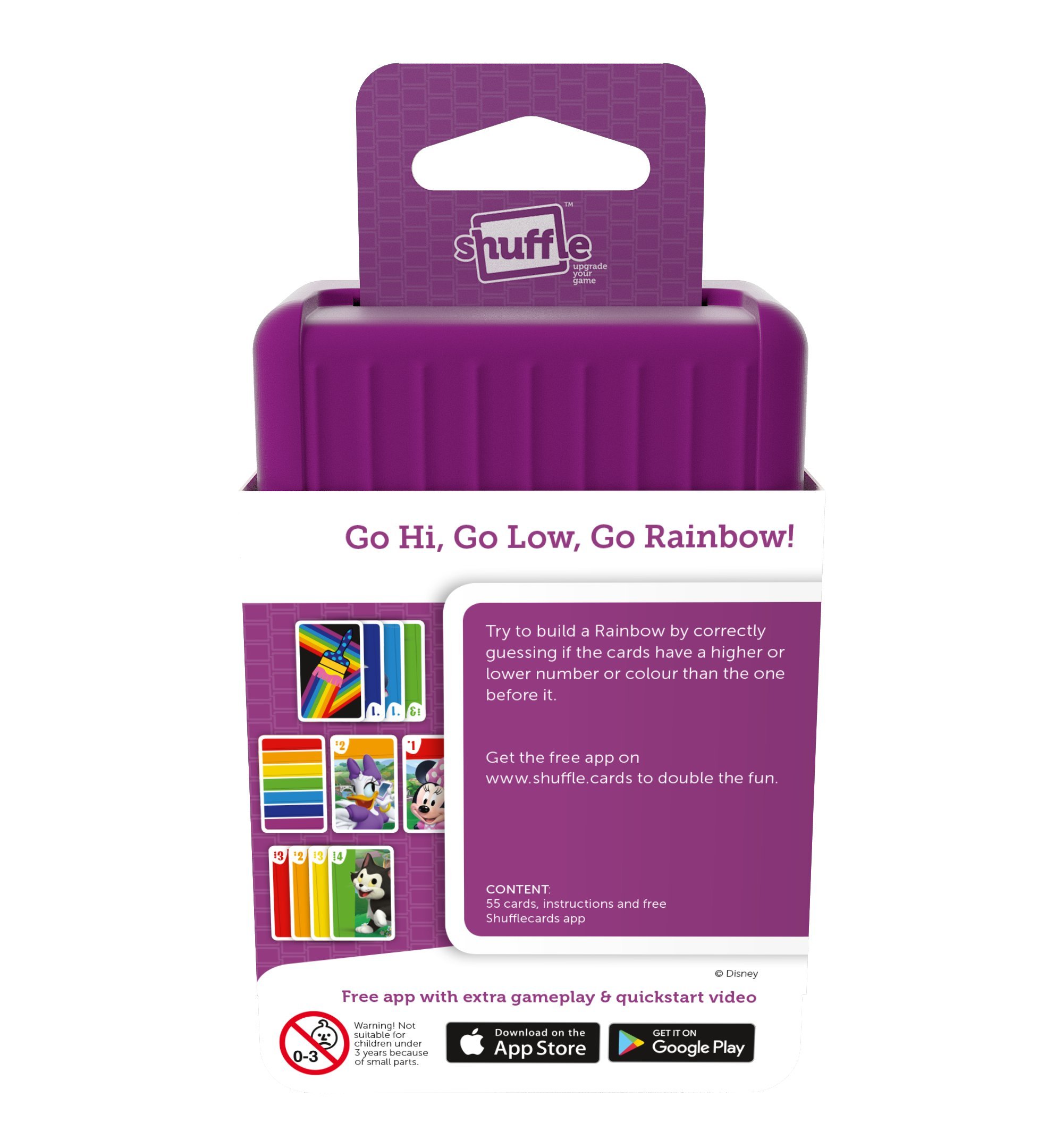 Shuffle Minnie Mouse Rainbow Rummy Gioco di Carte