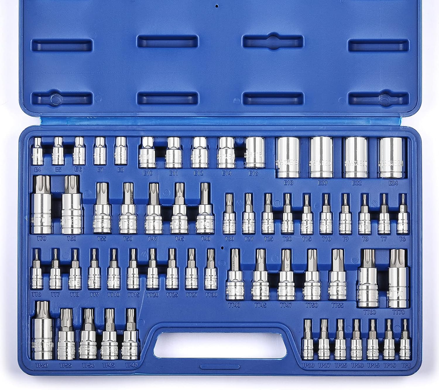 Buy MIXPOWER 60Piece Dr. Master Torx Bit Socket and External Torx