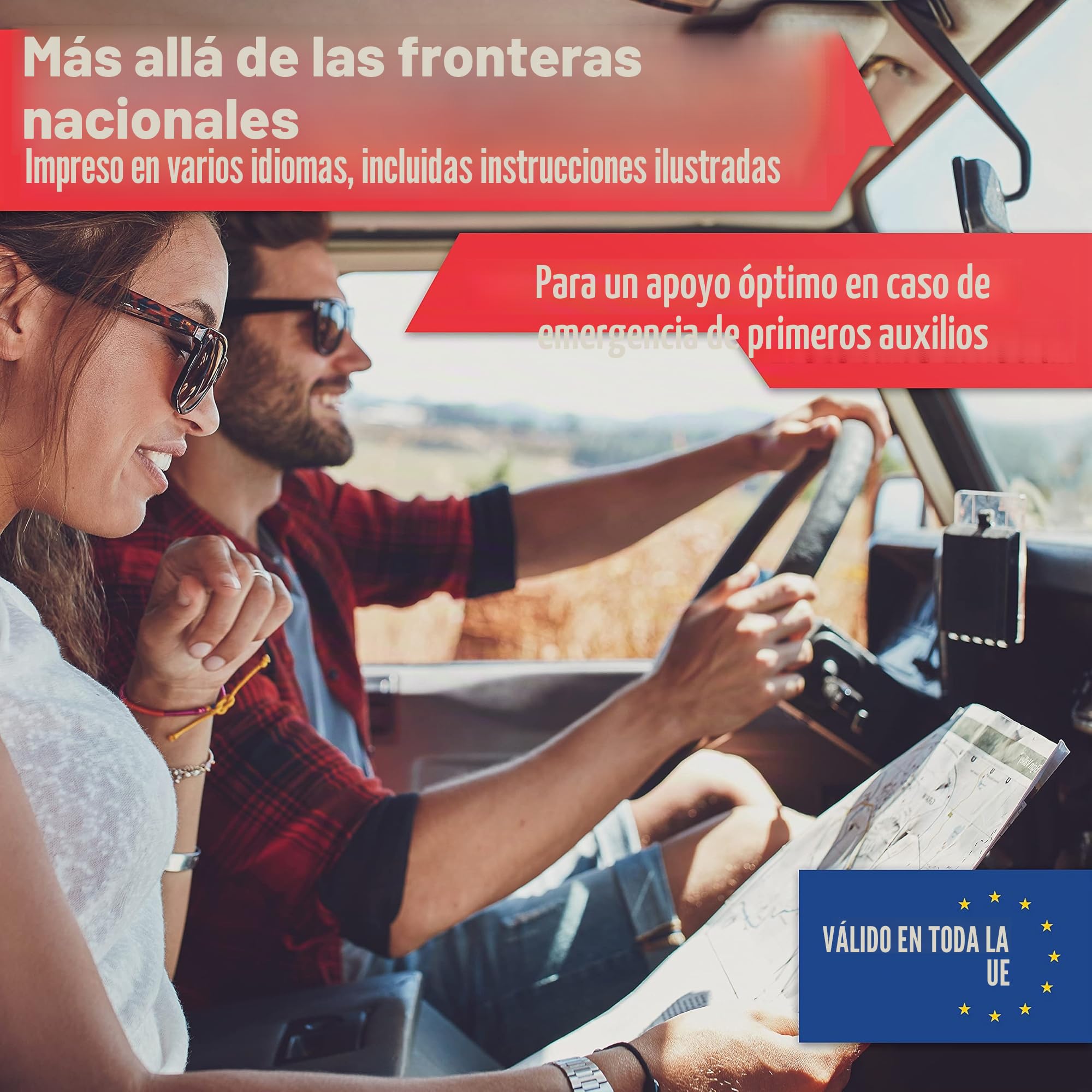 HELDENWERK Botiquín primeros auxilios coche DIN 13164:2022