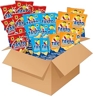 Variety Pack 10x Cheese & Onion 10x Salt & Vinegar 10x Smokey Bacon 35g Gift Box Potato Crisps Chips ( Irish Online Supermarket )