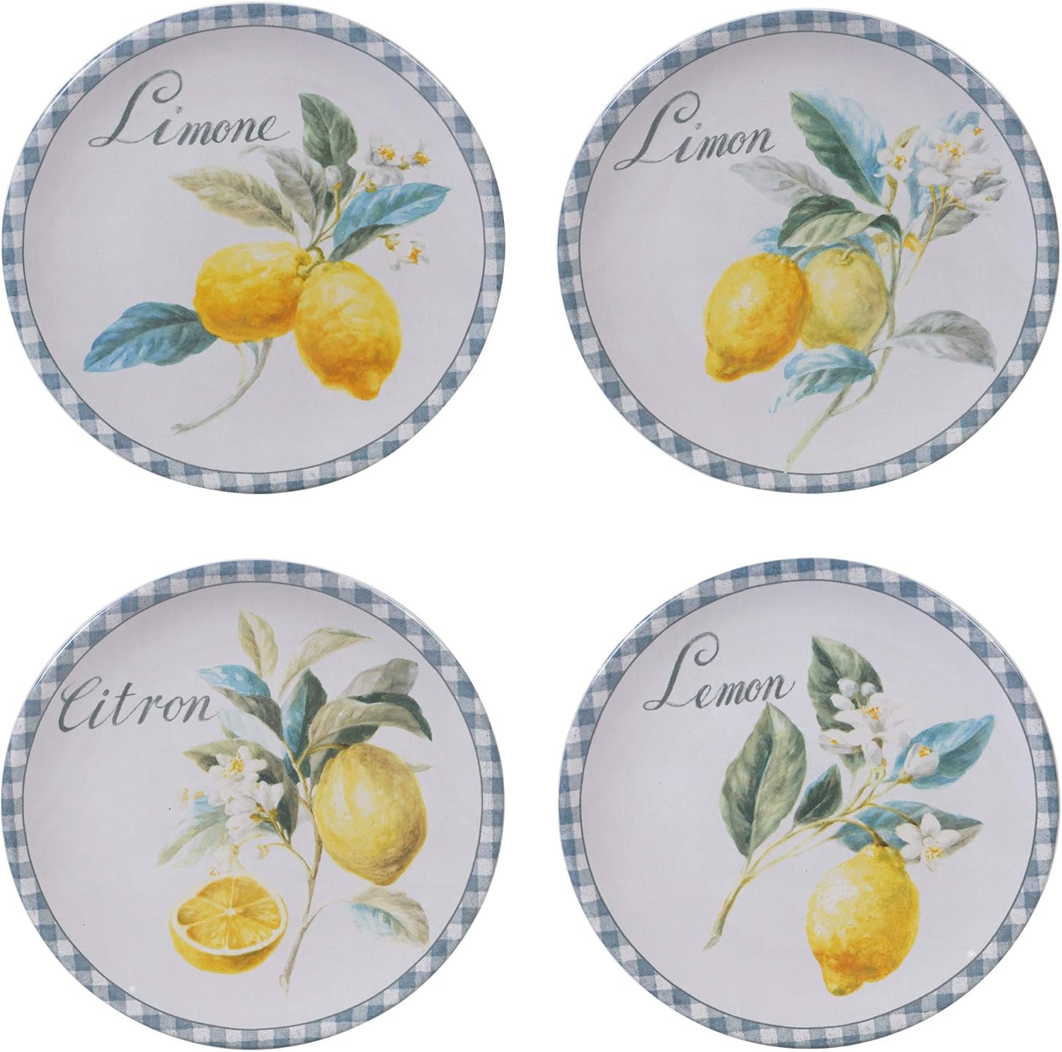 Certified International Citron 16 piece Dinnerware Set, Service for 4